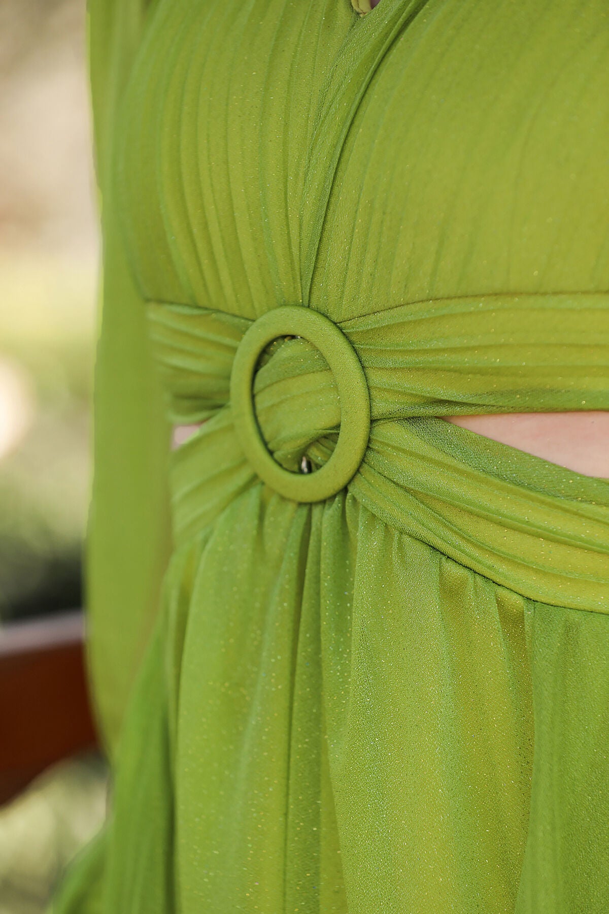 Lange maxi-jurk zomerjurk voor dames - NELB0063D2276YAĞ