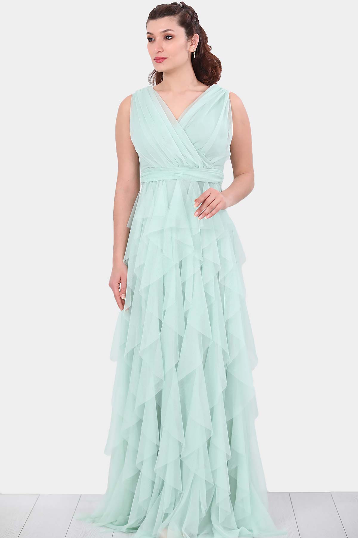 Long Maxi Dress Wedding Dress For Women - NELB0063D3360Ç-Y