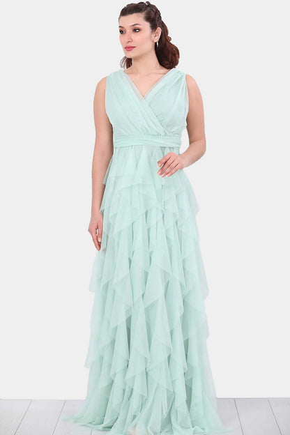 Long Maxi Dress Wedding Dress For Women - NELB0063D3360Ç-Y