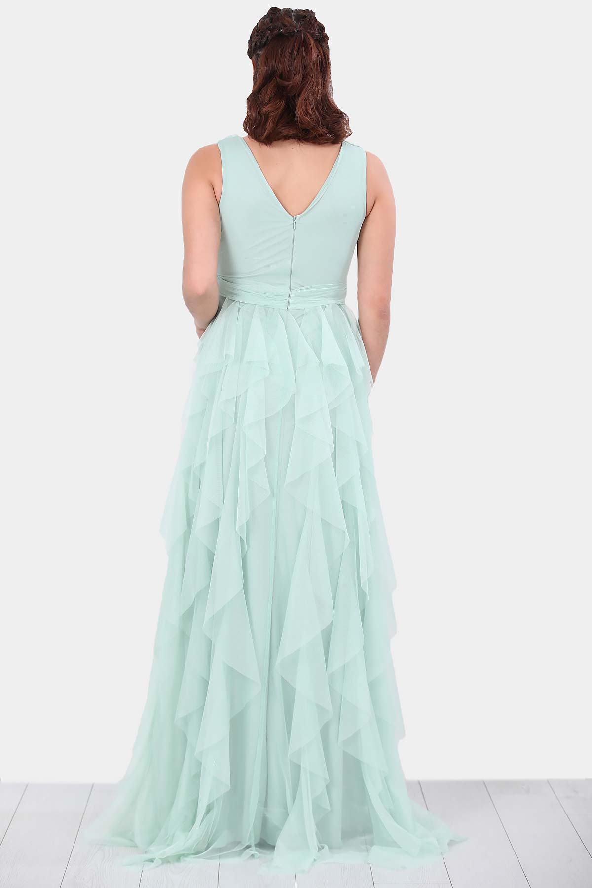 Long Maxi Dress Wedding Dress For Women - NELB0063D3360Ç-Y