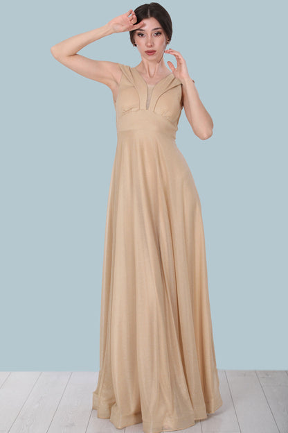 Langes Maxikleid Sommerkleid für Damen - NELB0063Z3280BEJ