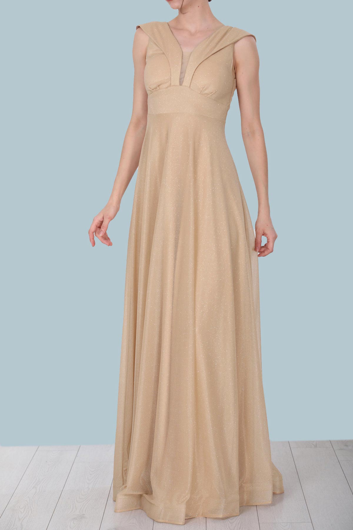 Langes Maxikleid Sommerkleid für Damen - NELB0063Z3280BEJ