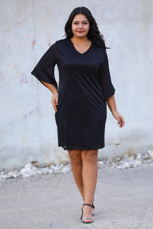 Damen Midikleid Sommerkleid für große Größen - NELB0518D0221LCV