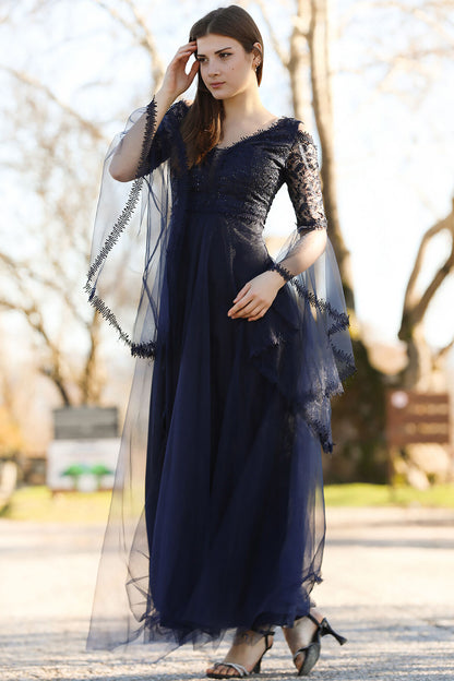 Langes Maxikleid Hochzeitskleid Für Damen - NELB0553D8782LCV