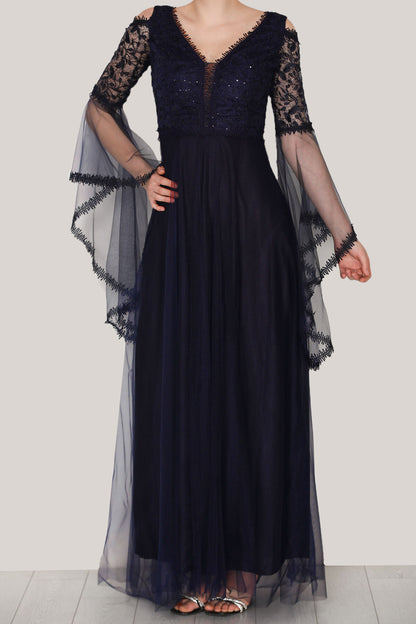 Langes Maxikleid Hochzeitskleid Für Damen - NELB0553D8782LCV