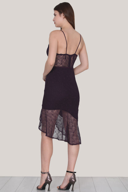 Korte midi-jurk cocktailjurk zomerjurk - NELB0553D8837K-M