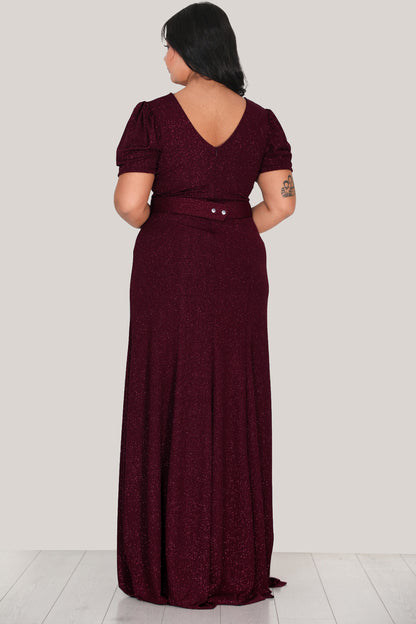 Langes Maxikleid Hochzeit für große Größen NYELB0553D9409BRD