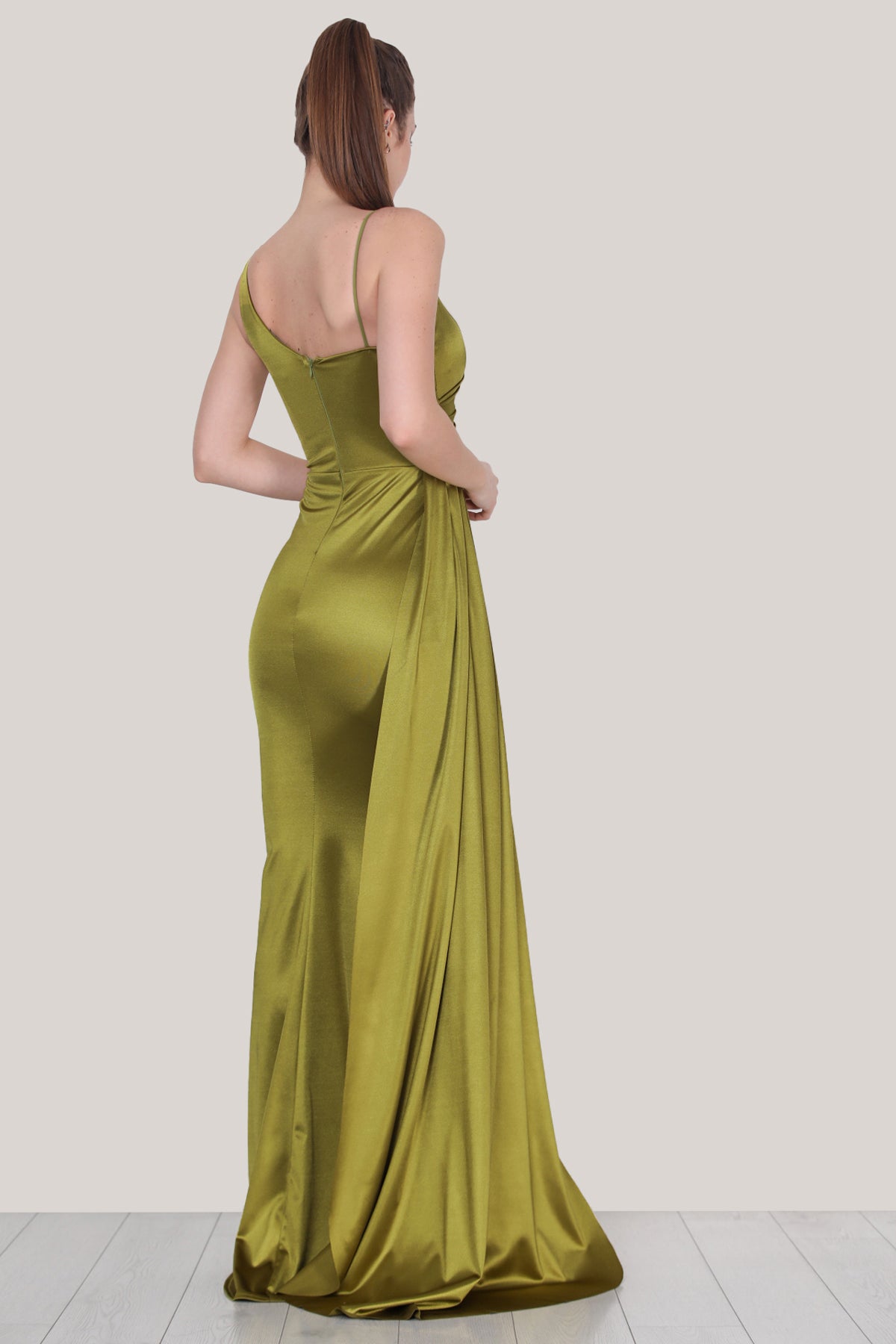 Langes Maxikleid Sommerkleid für Damen- NELB0553D9442YAĞ