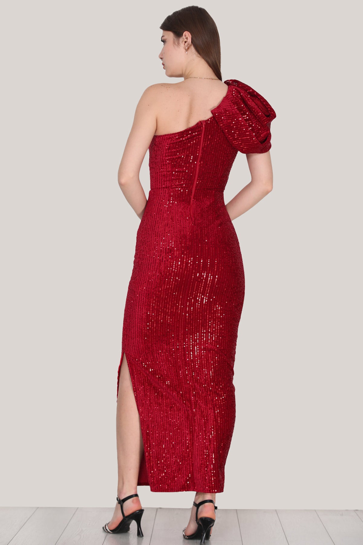 Langes Abendkleid Maxikleid mit Schulterfrei- NELB0553D9549KRZ