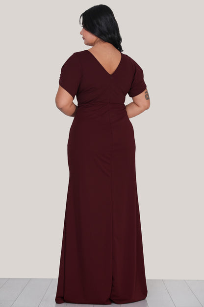 Langes Maxikleid Sommerkleid für große Größen - NELB0553D9576BRD