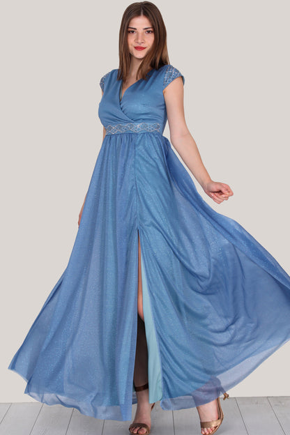 Langes Maxikleid Hochzeitskleid Für Damen - NELB0588D5077MVI