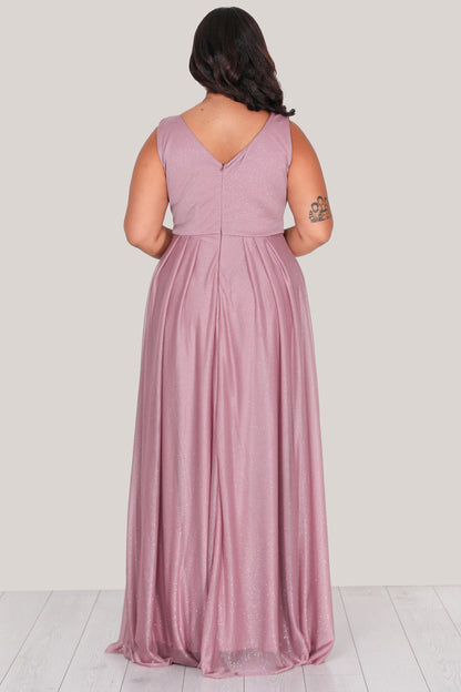 Langes Maxikleid Sommerkleid für große Größen - NELB0588D5079GÜL