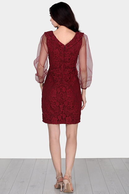 Kurzes Midikleid  Sommerkleid für Damen - NELB0588D5092BRD