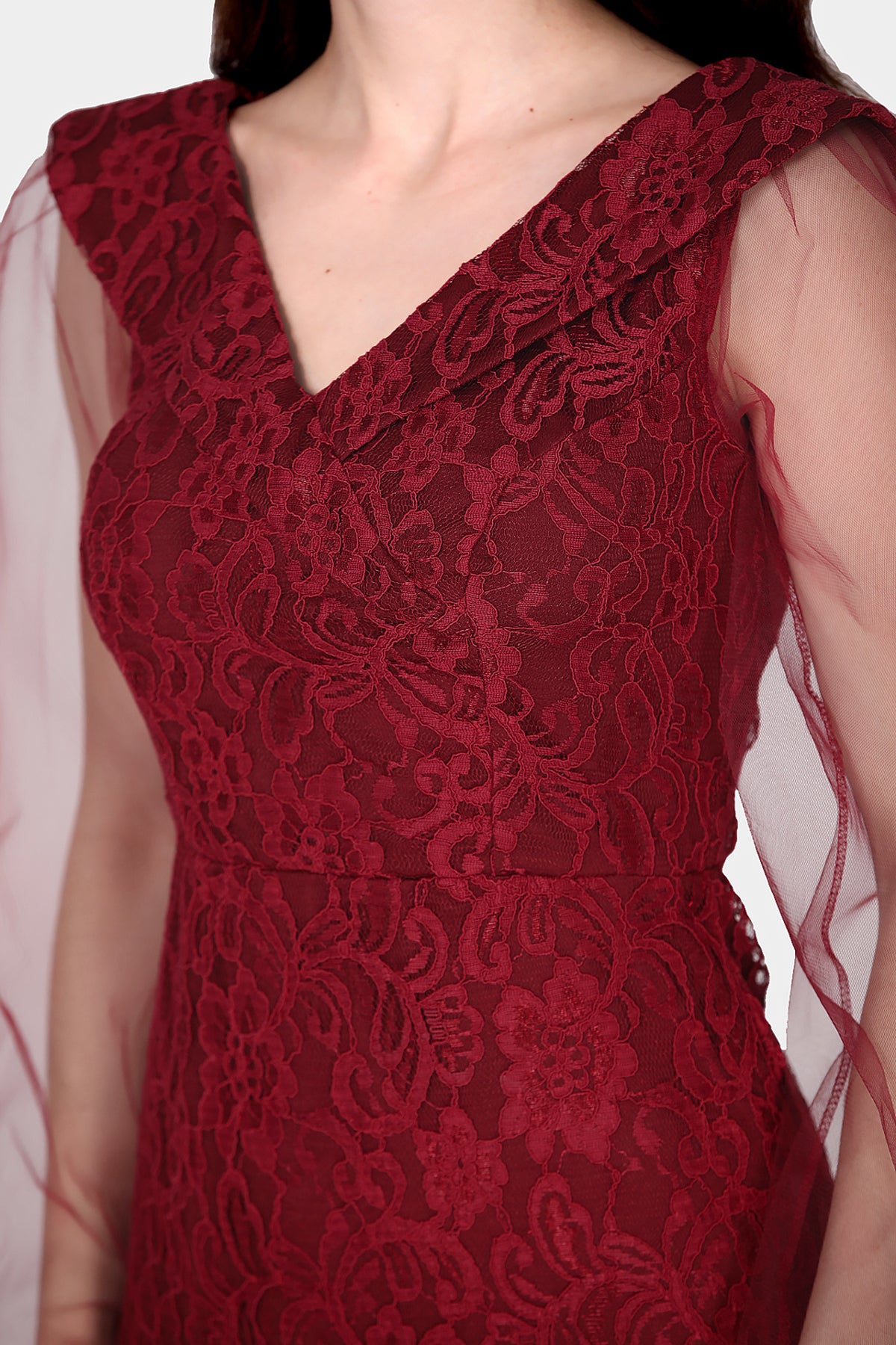 Kurzes Midikleid  Sommerkleid für Damen - NELB0588D5092BRD