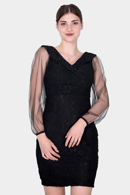 Kurzes Midikleid  Sommerkleid für Damen - NELB0588D5092SYH