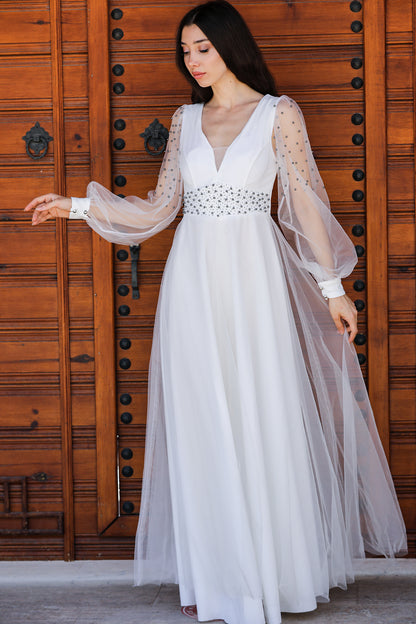 Langes Maxikleid Sommerkleid für Damen - NELB0588D5105EKR