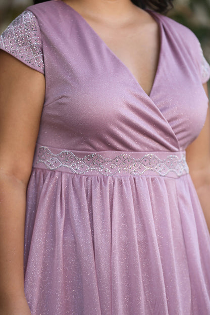 Lange maxi-jurk zomerjurk voor grote maten - NELB0588D5122GÜL