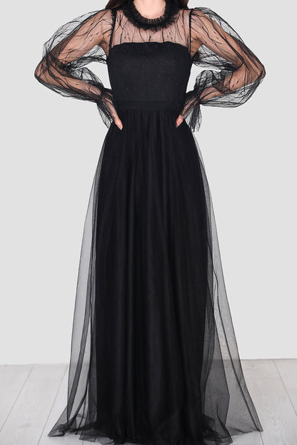 Lange maxi-jurk Trouwjurk voor dames – NELB0588D5128SYH