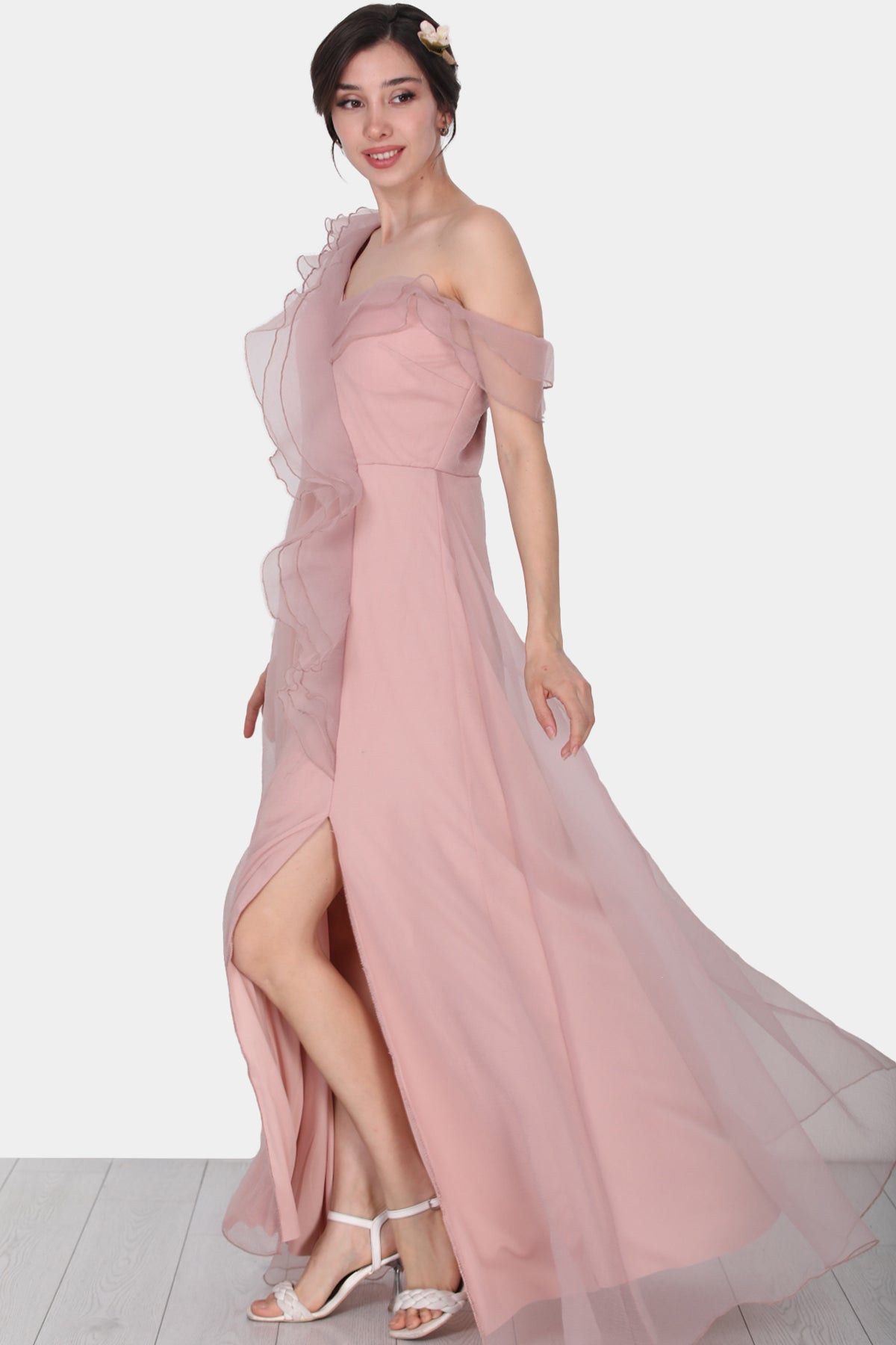 Langes Maxikleid Sommerkleid mit für- NELB0588D5143PDR