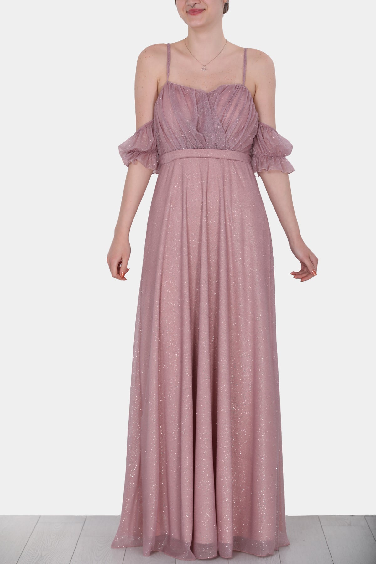 Langes Maxikleid Sommerkleid für Damen- NELB0588D5146GÜL