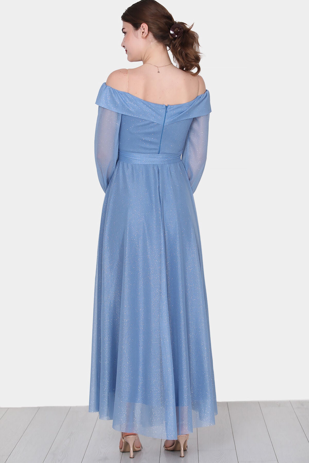 Langes Maxikleid Sommerkleid für Damen - NELB0588D5147İND