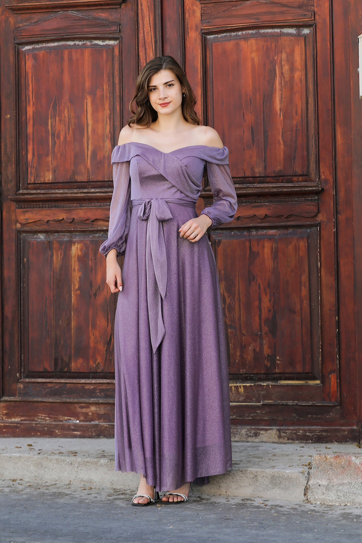 Lange maxi-jurk zomerjurk voor dames - NELB0588D5147LİL