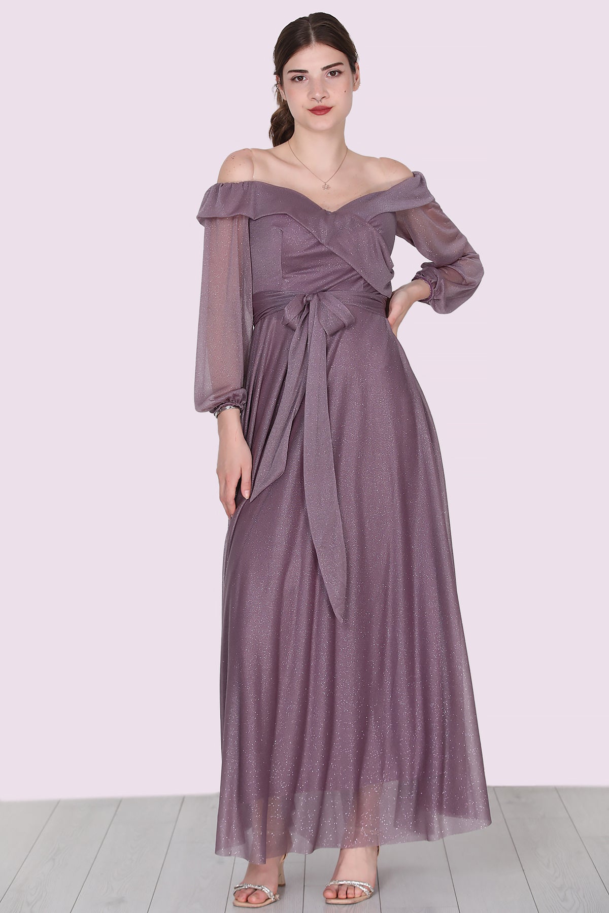 Lange maxi-jurk zomerjurk voor dames - NELB0588D5147LİL