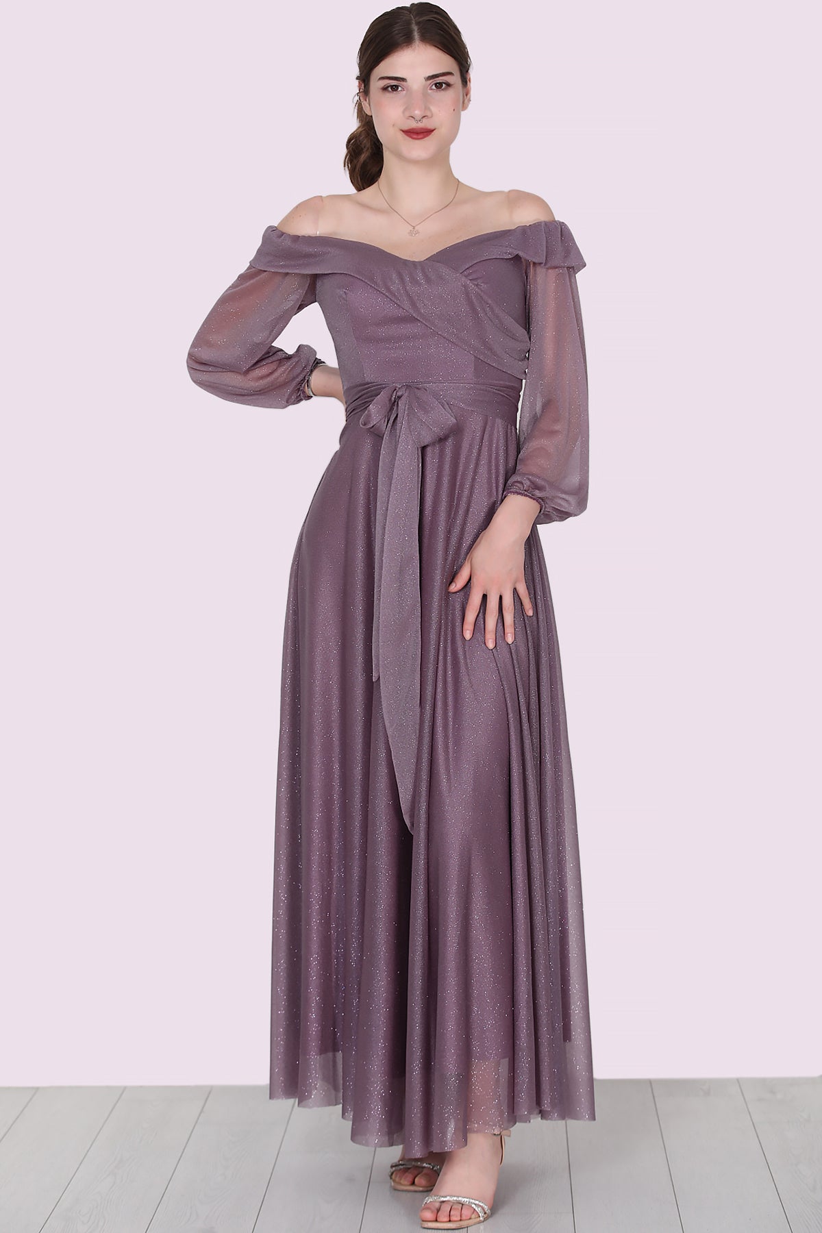 Lange maxi-jurk zomerjurk voor dames - NELB0588D5147LİL