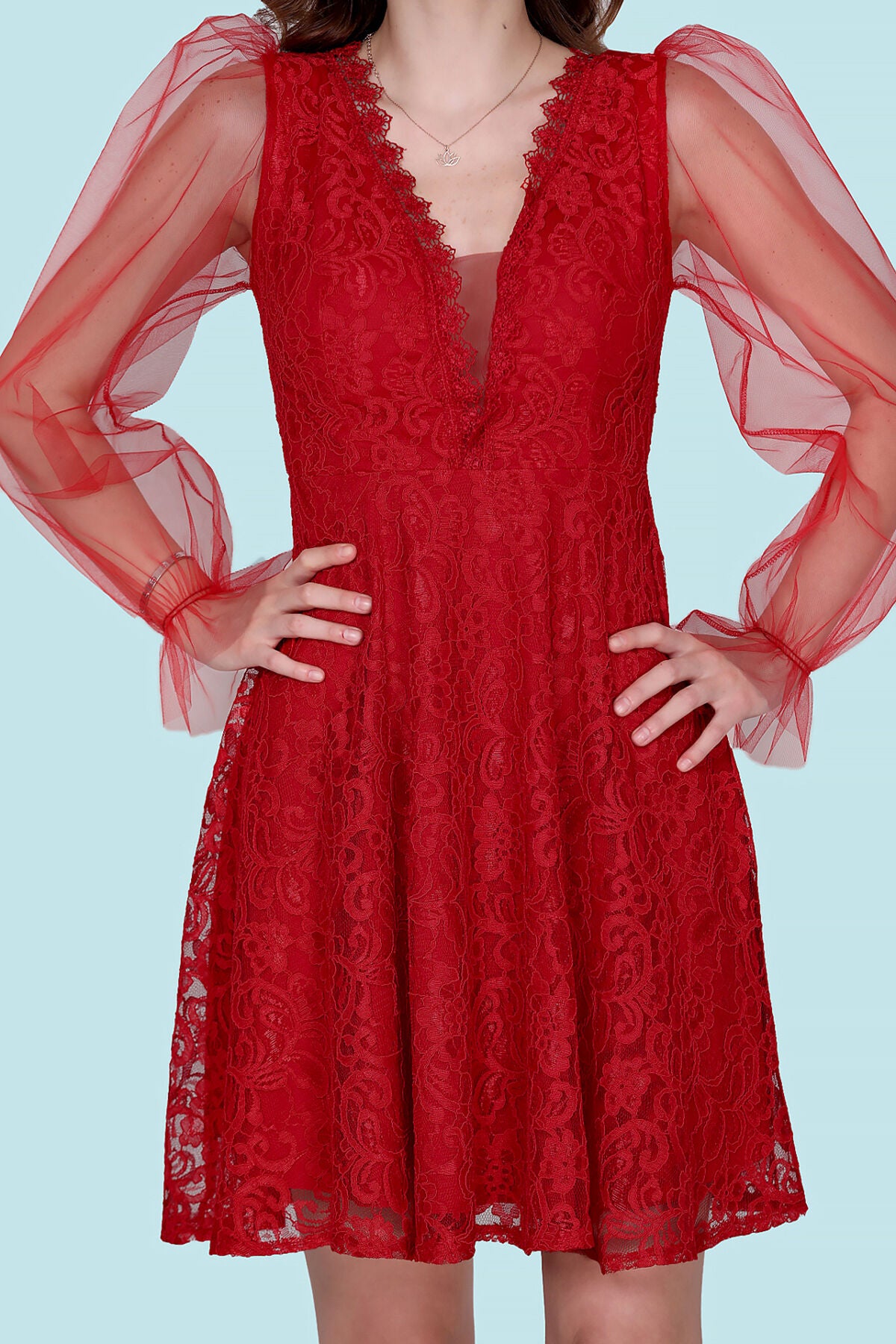 Korte avondjurk voor dames jurk zomerjurk - NELB0588D5151KRZ