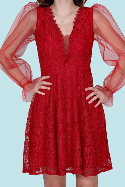 Korte avondjurk voor dames jurk zomerjurk - NELB0588D5151KRZ