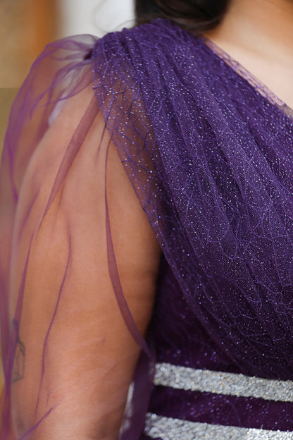 Lange maxi-jurk zomerjurk voor grote maten - NELB0588D5160MOR