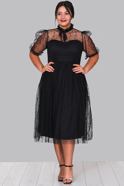 Damen Midikleid Sommerkleid für große Größen - NELB0588D5163SYH