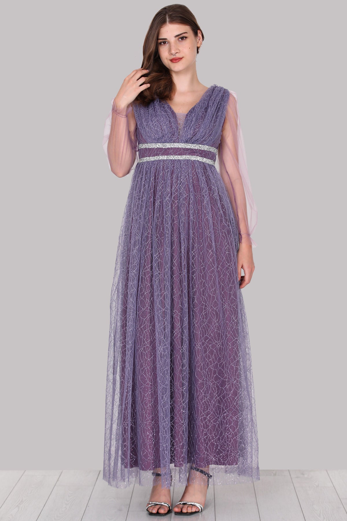 Long Maxi Dress Summer Dress for Women - NELB0588D5166LİL