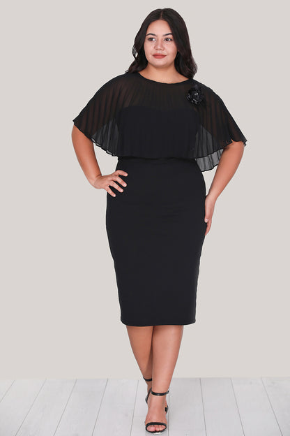 Dames midi-jurk zomerjurk voor grote maten - NELB0588D5167SYH