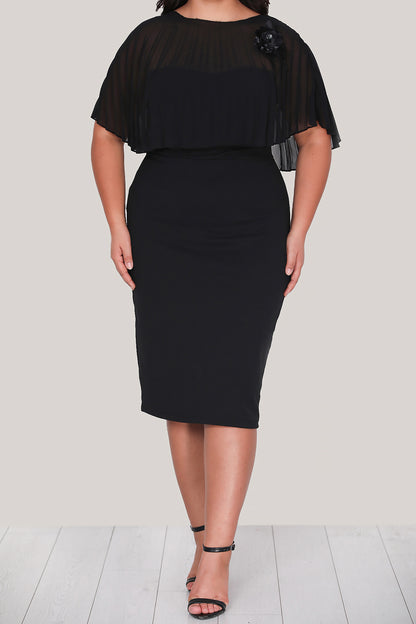 Dames midi-jurk zomerjurk voor grote maten - NELB0588D5167SYH