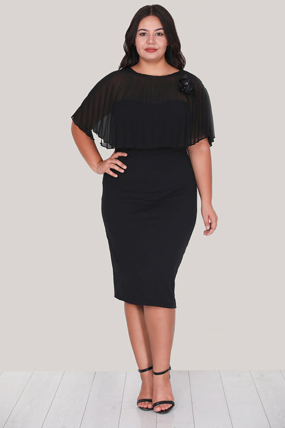 Dames midi-jurk zomerjurk voor grote maten - NELB0588D5167SYH