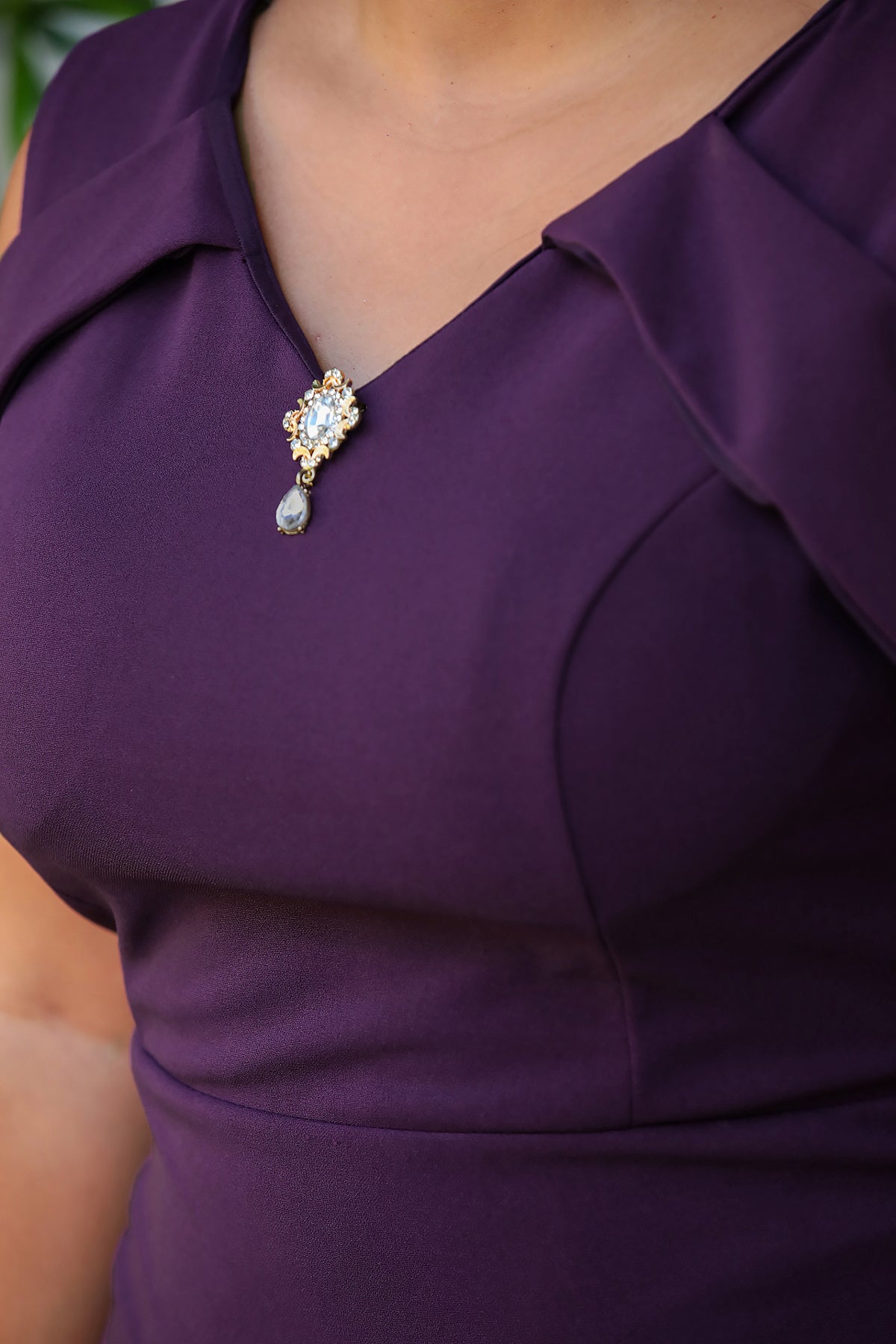 Dames midi-jurk zomerjurk voor grote maten - NELB0588D5173K-M