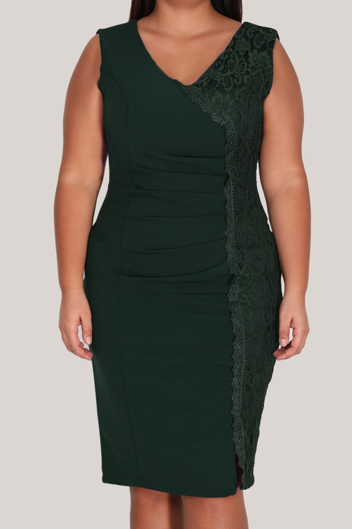 Damen Midikleid Sommerkleid für große Größen - NELB0588D5174ZMT