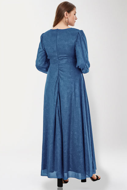 Long Maxi Dress Wedding Dress For Women- NELB1000D9534İND