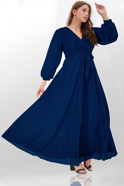 Langes Maxikleid Hochzeitskleid Für Damen- NELB1000D9534SKS