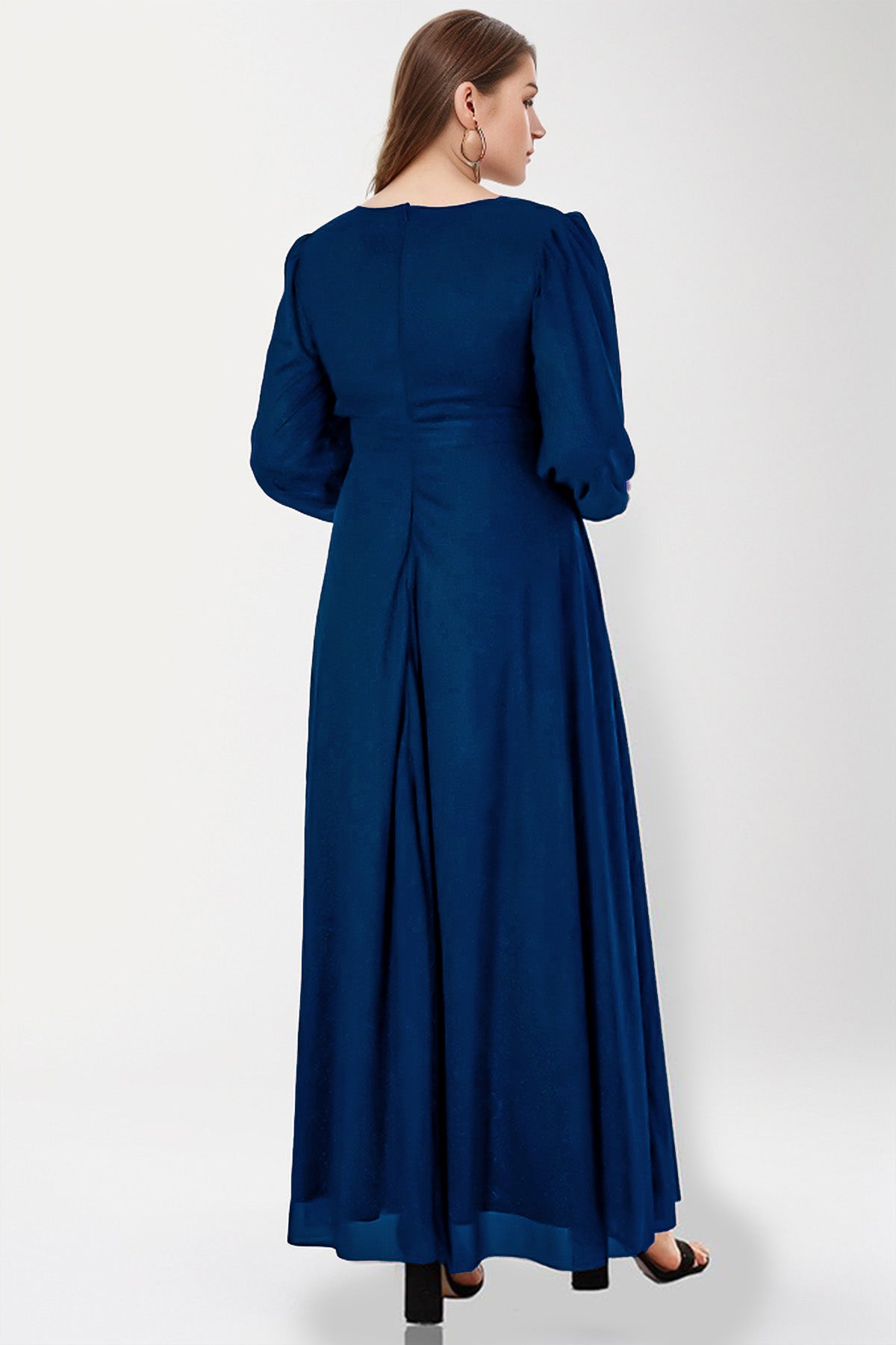 Langes Maxikleid Hochzeitskleid Für Damen- NELB1000D9534SKS