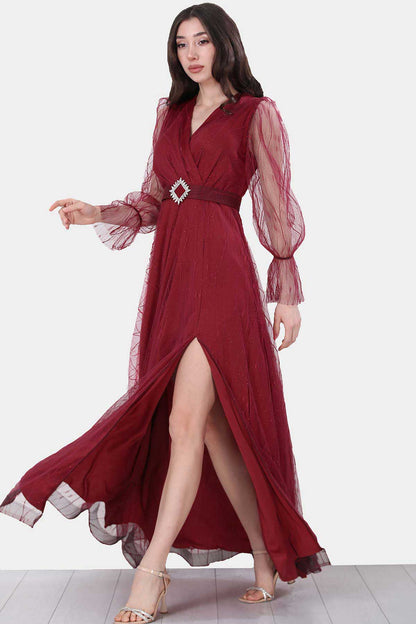 Lange maxi-jurk zomerjurk voor dames - NELB0572D5142BRD