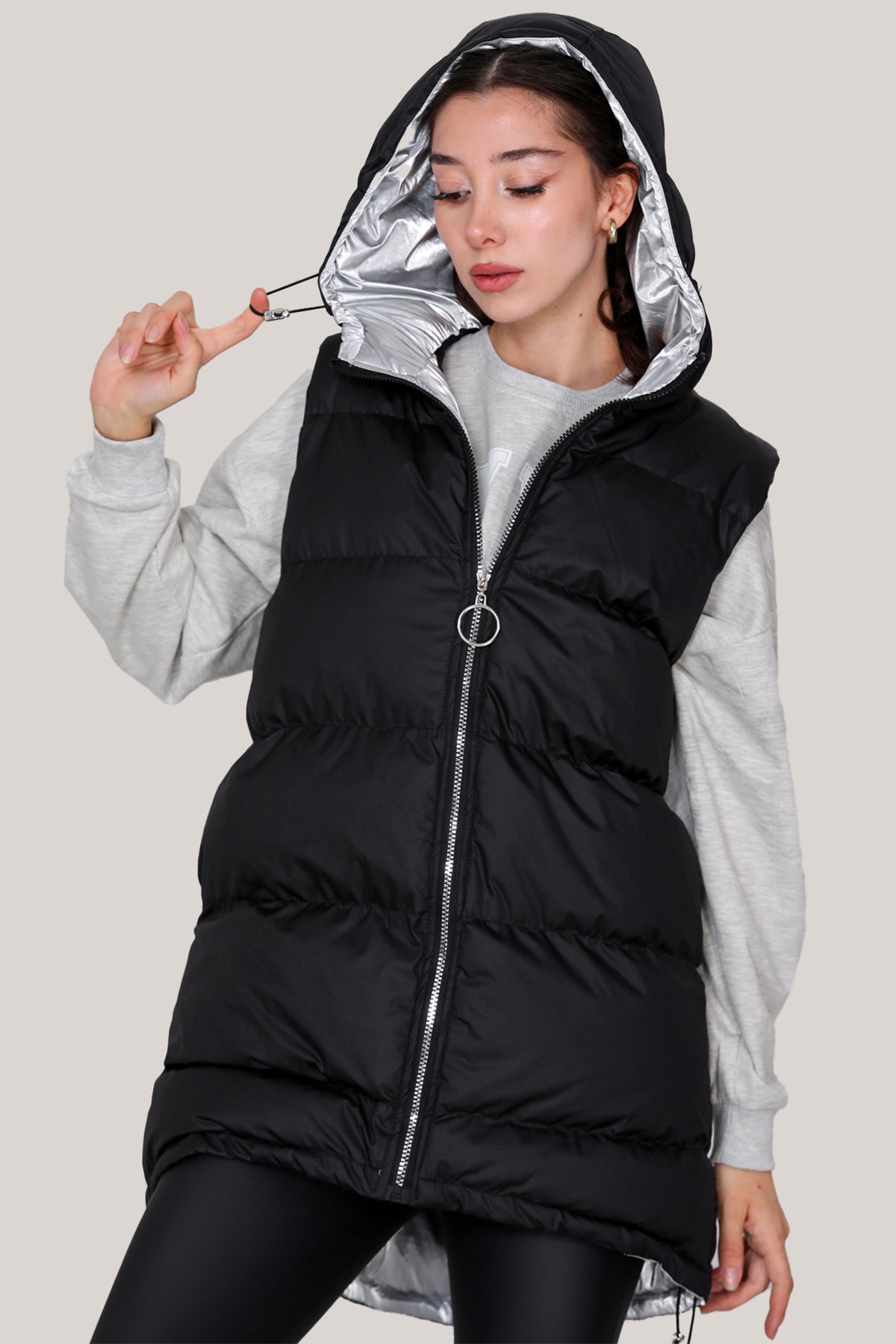 Gewatteerde jas, pufferjas voor dames - NYLK0004D9906SYH