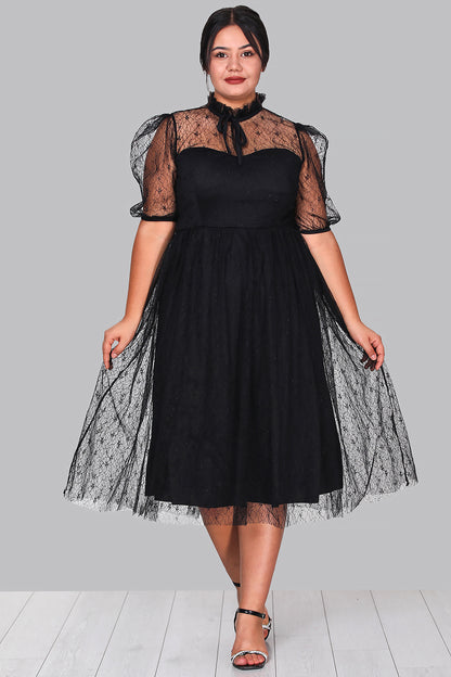 Damen Midikleid Sommerkleid für große Größen - NELB0588D5163SYH