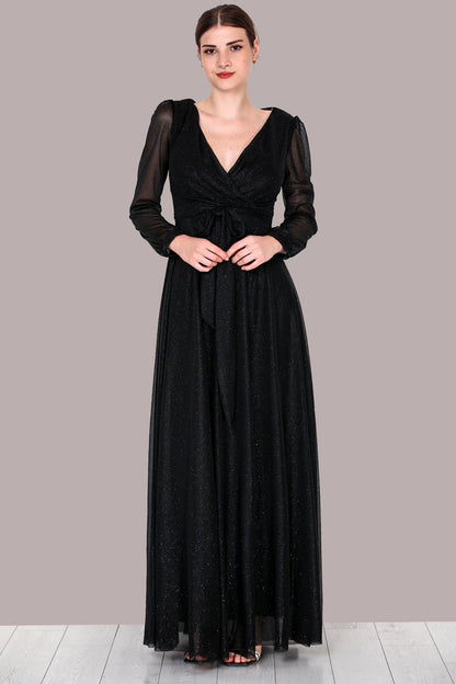 Damen Langes Abendkleid Maxikleid - NELB0588D5162SYH