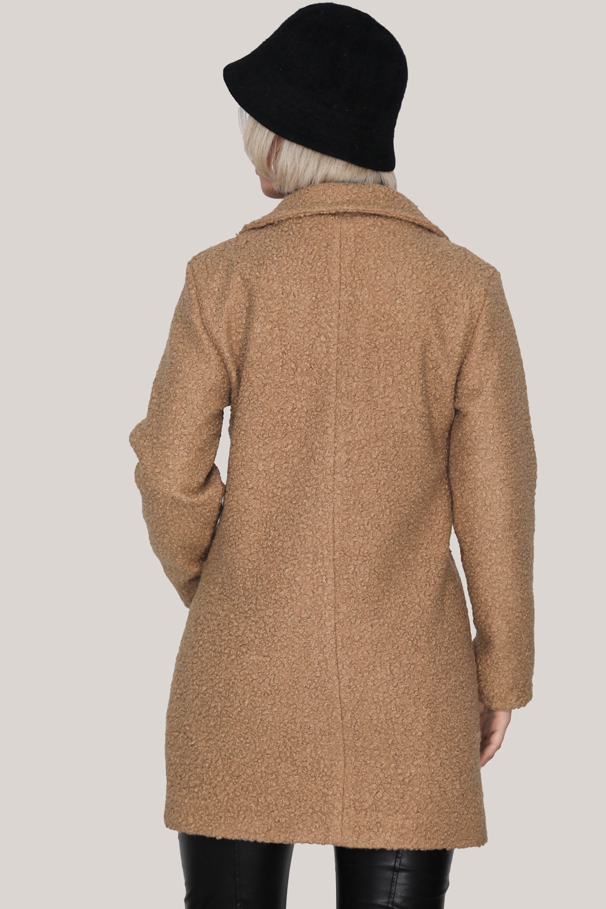 Strickmantel in trendigen Wintermantel für Damen - NKBN0541K3025TBA