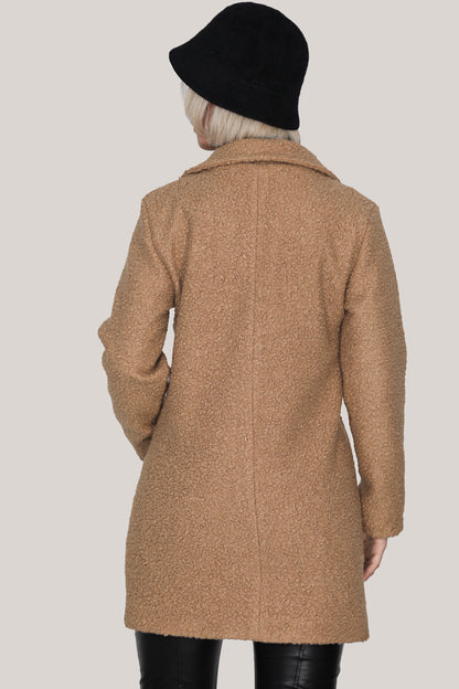 Strickmantel in trendigen Wintermantel für Damen - NKBN0541K3025TBA