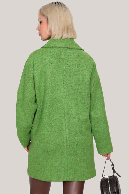 Strickmantel in trendigen Wintermantel für Damen - NKBN0004K9597YŞL