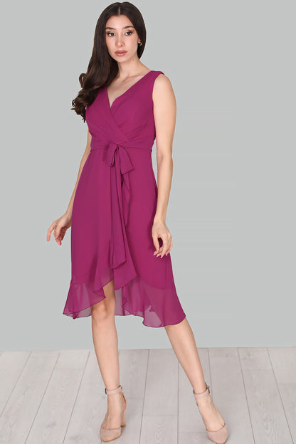 Damen Abendkleid Midikleid Schulterfrei - NELB0063D2245FŞY