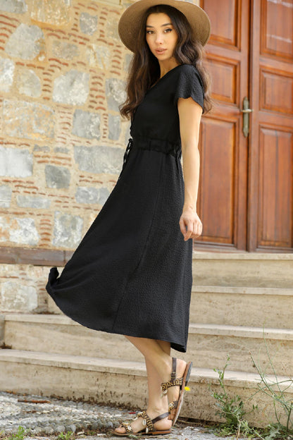 Dames avondjurk midi-jurk zomerjurk - NELB0031Y0306SYH